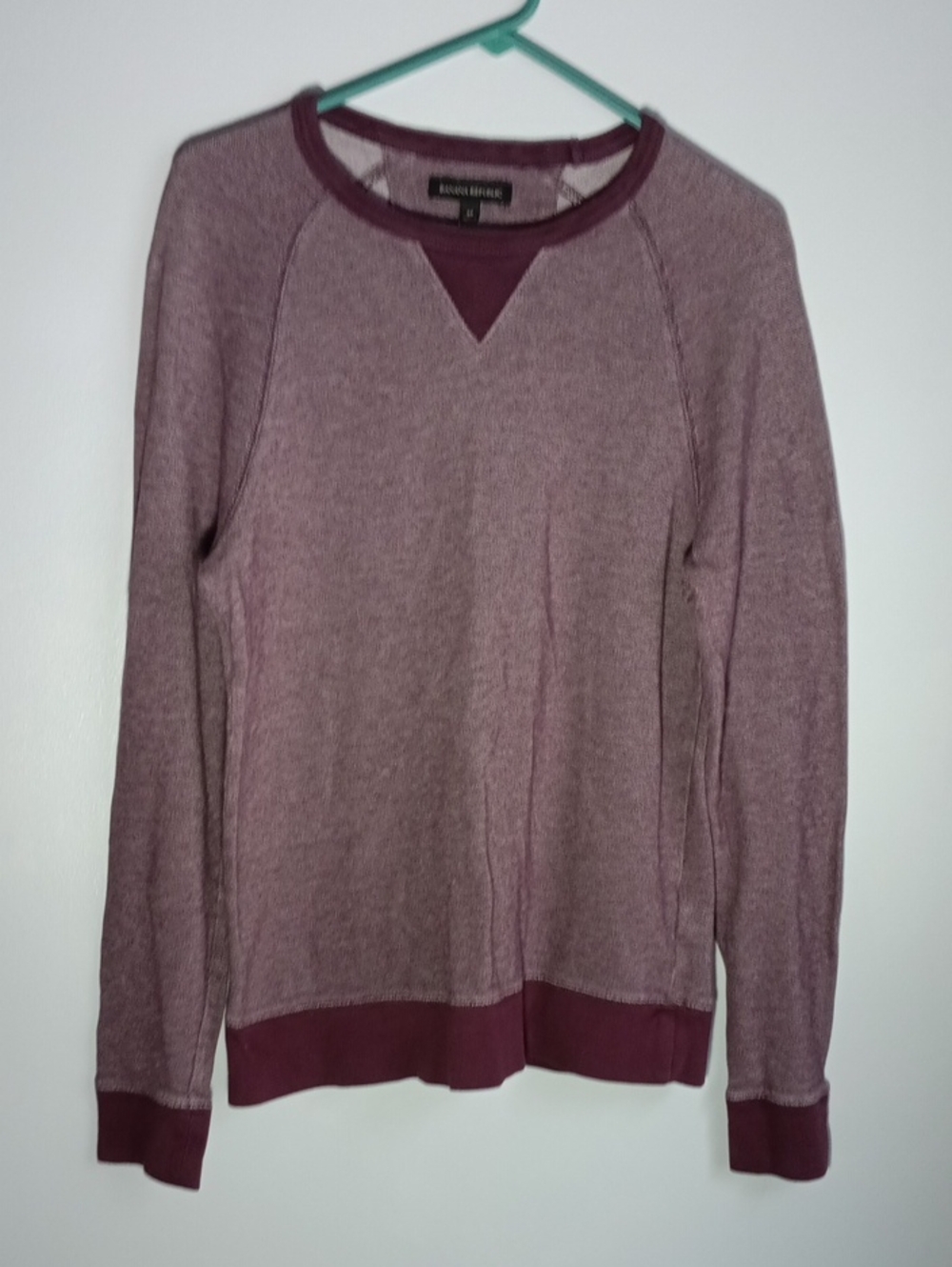 Banana Republic Plum Knit Cotton  Sweater